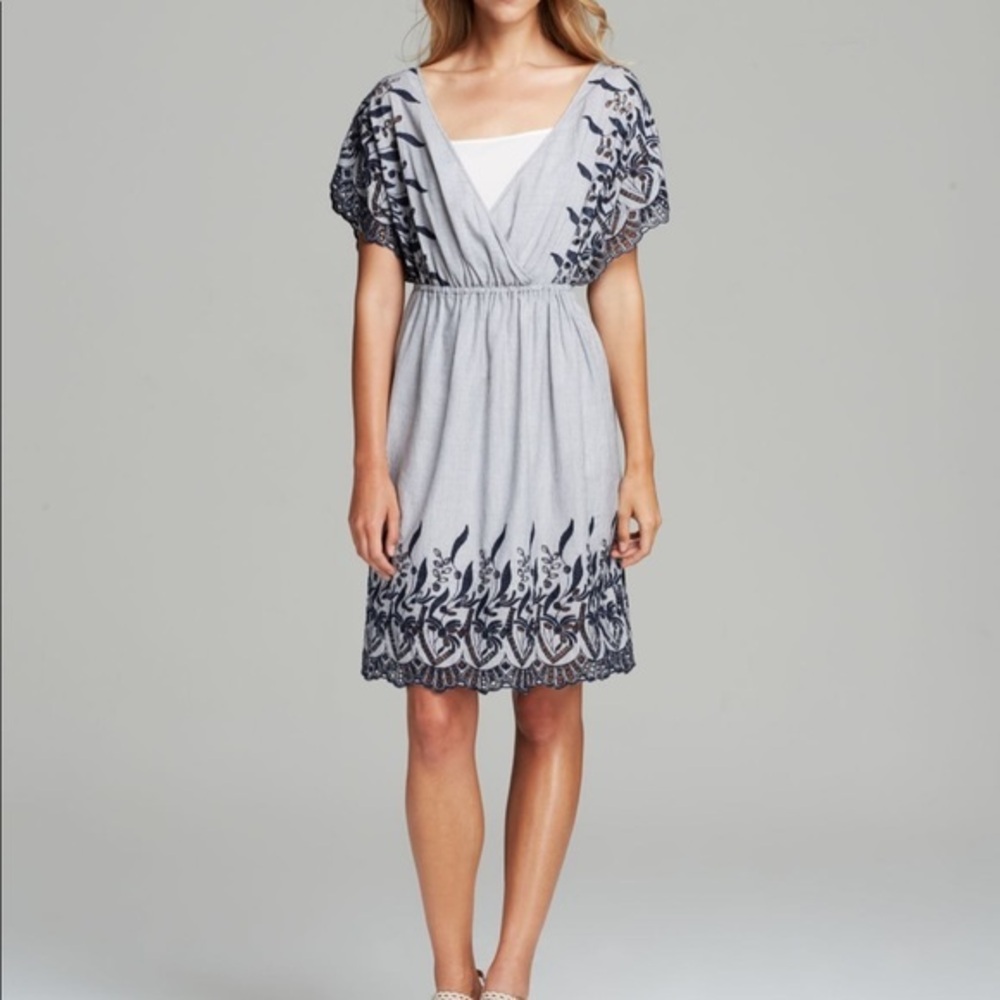Two by Vince Camuto maternity dress stripe…